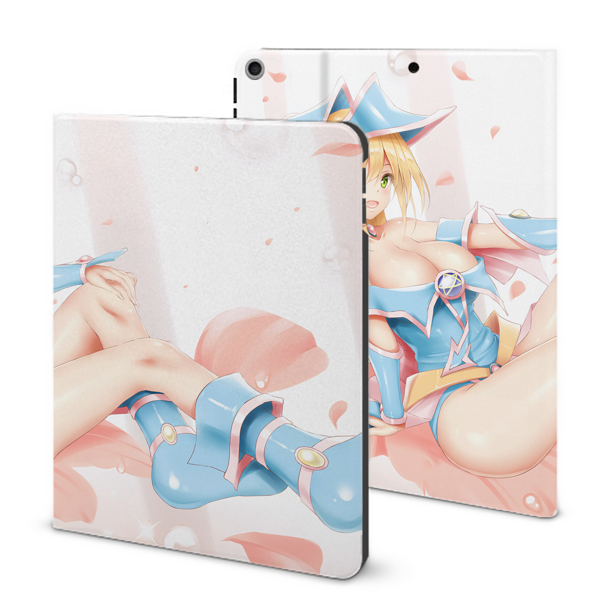 （画像用） 遊☆戯☆王 Yu-Gi-Oh! IPad ケース ブック型 PUレザー TPU 耐衝撃 軽量 薄型 ペン収納なし 全面保護 IPad 各モデル対応